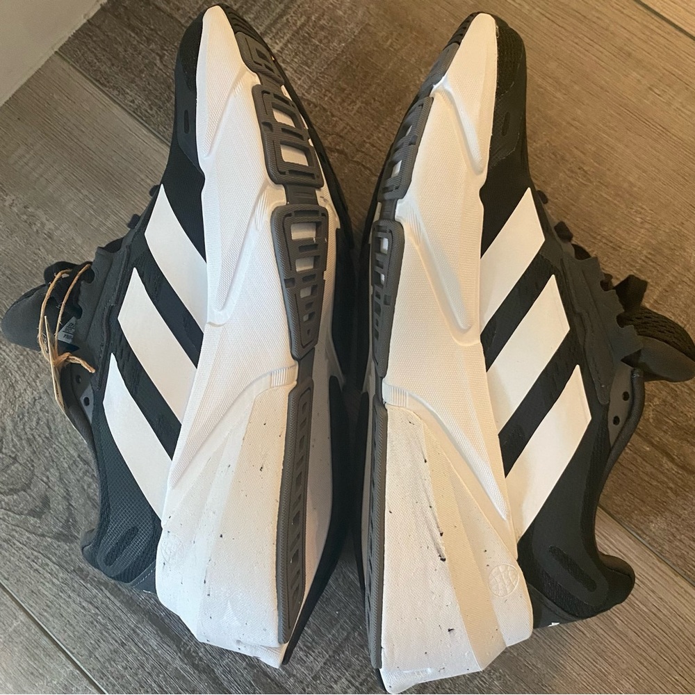 New Adidas Men's Adistar Running Shoes Black White GX2995 Size 7.5 - Picture 6 of 8